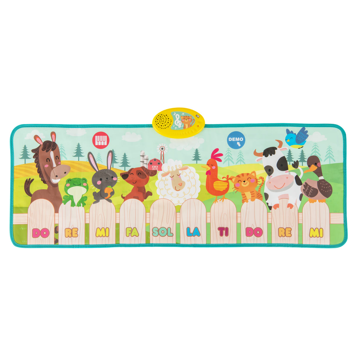 Floor Piano Mat for Toddlers with 10 Animal Sounds