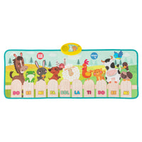 Floor Piano Mat for Toddlers with 10 Animal Sounds