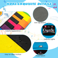 Floor Piano Dance Mat for Kids with 8 Instrument Sounds