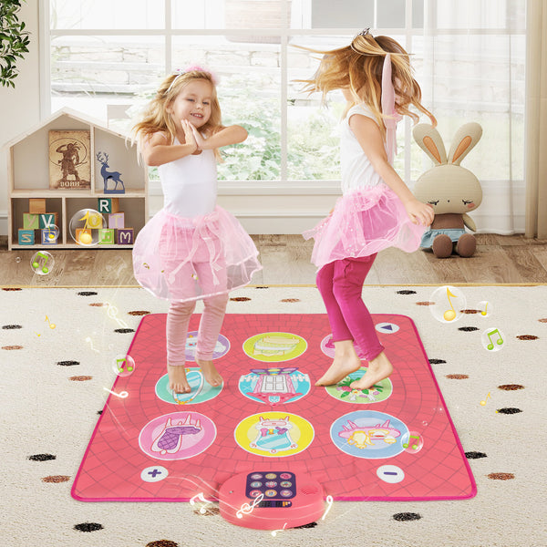 Fun Dance Mat for Kids with 5 Levels 9 Keyboard Sounds and 9 Demo Songs