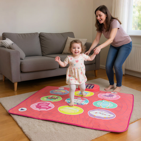 Fun Dance Mat for Kids with 5 Levels 9 Keyboard Sounds and 9 Demo Songs