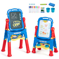 Art Easel for Kids, Height Adjustable, 22 Accessories