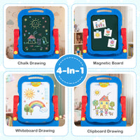 Art Easel for Kids, Height Adjustable, 22 Accessories