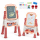 Art Easel for Kids, Height Adjustable, 22 Accessories