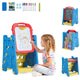 4 in 1 Art Easel for Kids, Double Sided Magnetic Board