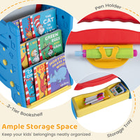 4 in 1 Art Easel for Kids, Double Sided Magnetic Board