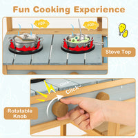 Outdoor Kid's Mud Kitchen w/ Faucet & Water Box