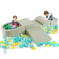 5-Piece Kids Climb and Crawl Soft Playset with Machine-Washable Covers