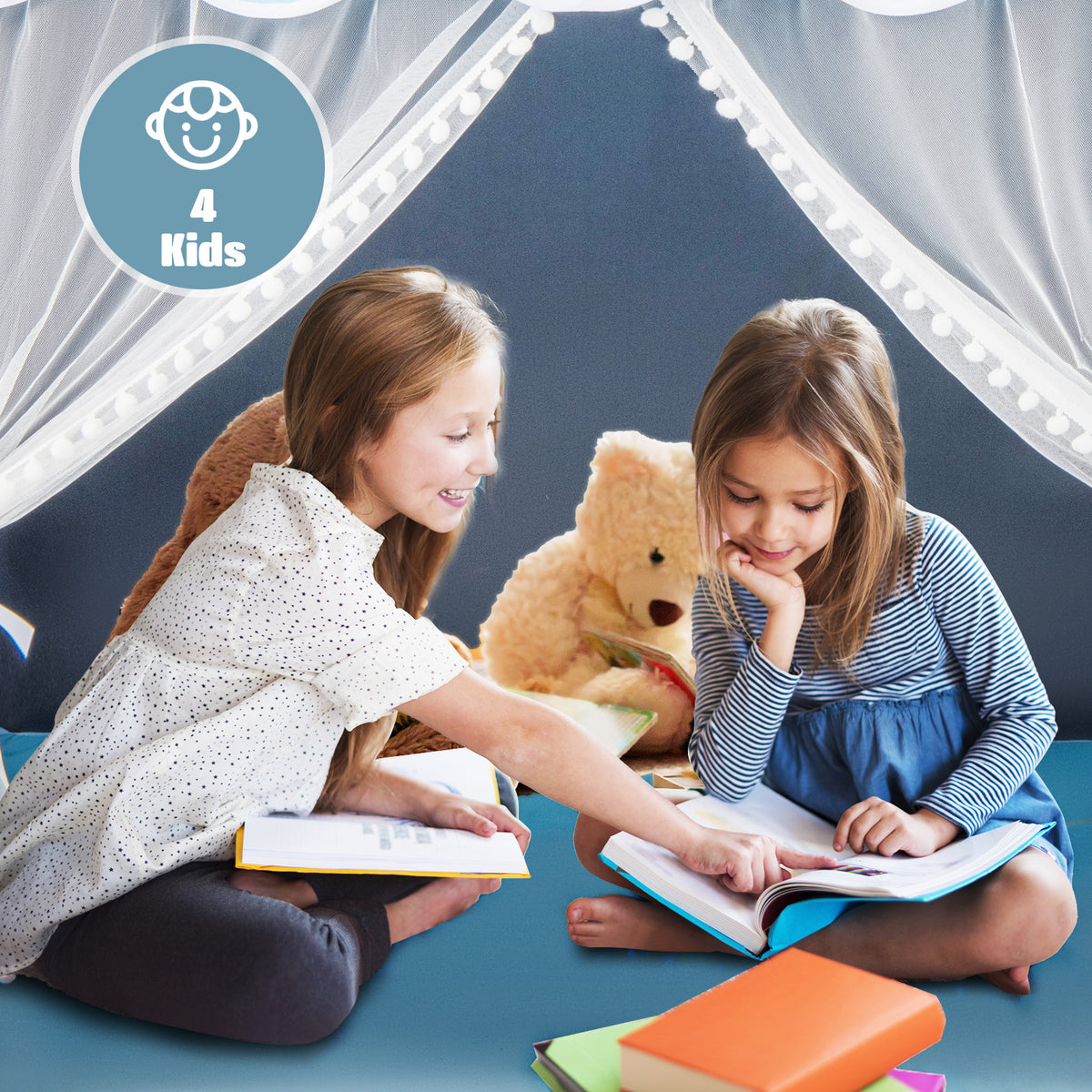 Indoor Outdoor Princess Tent for Boys & Girls