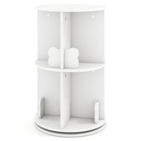Cute 2-Tier Kids Bookcase with Bear Bookends