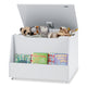 Kids Toy Box Wooden Mobile Toy Storage Organizer