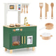 Kids Kitchen Playset, Wooden Pretend Play Kitchen