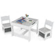 3-In-1 Kids Multi Activity Table & 2 Chairs Set for Toddlers