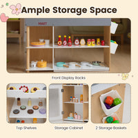 Supermarket Play Set with Shopping Cart for Toddlers