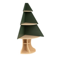 Corner Tree Bookshelf for Kids, Wooden Montessori Toddler Bookcase