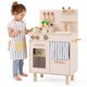 Wooden Play Kitchen for Kids, Role-Play Gift for Boys & Girls Ages 3+