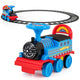 Ride on Train Track, 6V Electric Ride on Train with Tracks, Storage Seat