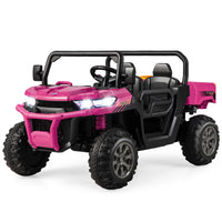 12V 2-Seater Kids Ride On Dump Truck with Shovel and Remote Control