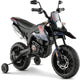 Licensed Aprilia Kids Ride On Motorcycle with 2 Training Wheels