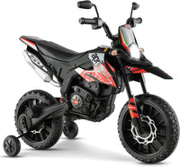 Licensed Aprilia Kids Ride On Motorcycle with 2 Training Wheels