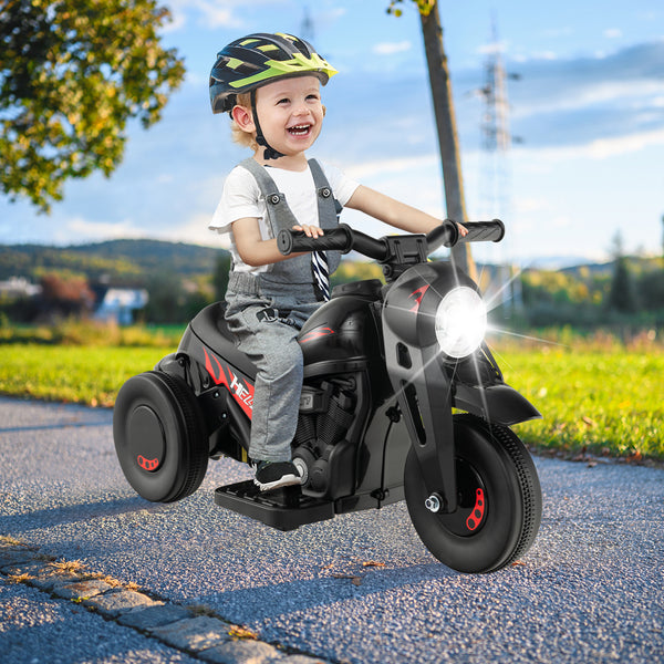 6V Kids Bubble Car, Electric Kid Ride on Motorcycle with Bubble Maker