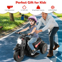 6V Kids Bubble Car, Electric Kid Ride on Motorcycle with Bubble Maker