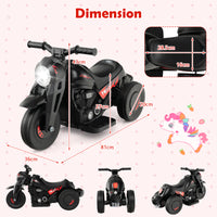 6V Kids Bubble Car, Electric Kid Ride on Motorcycle with Bubble Maker