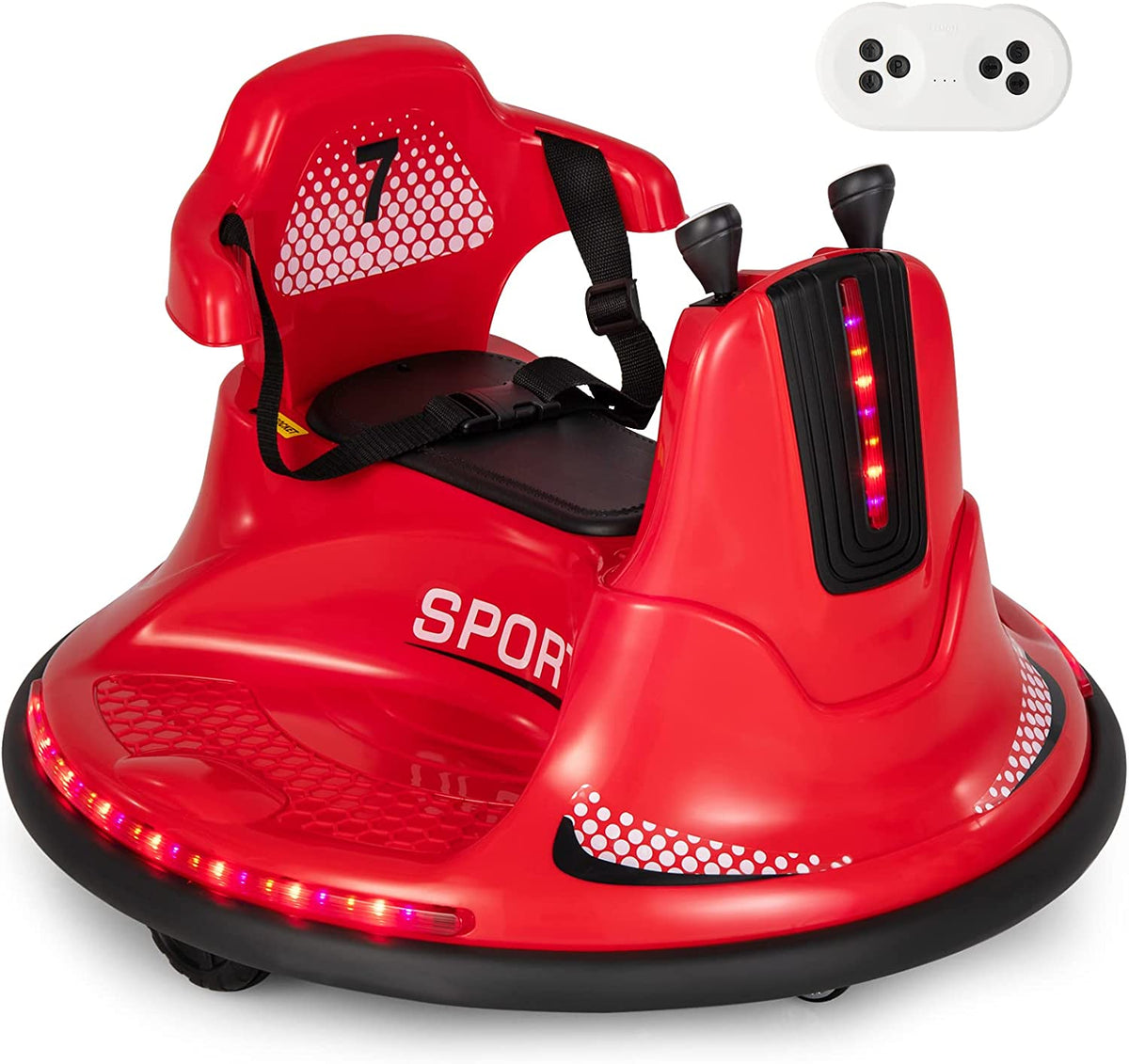 Electric Bumper Car with Built-in Music for Kids