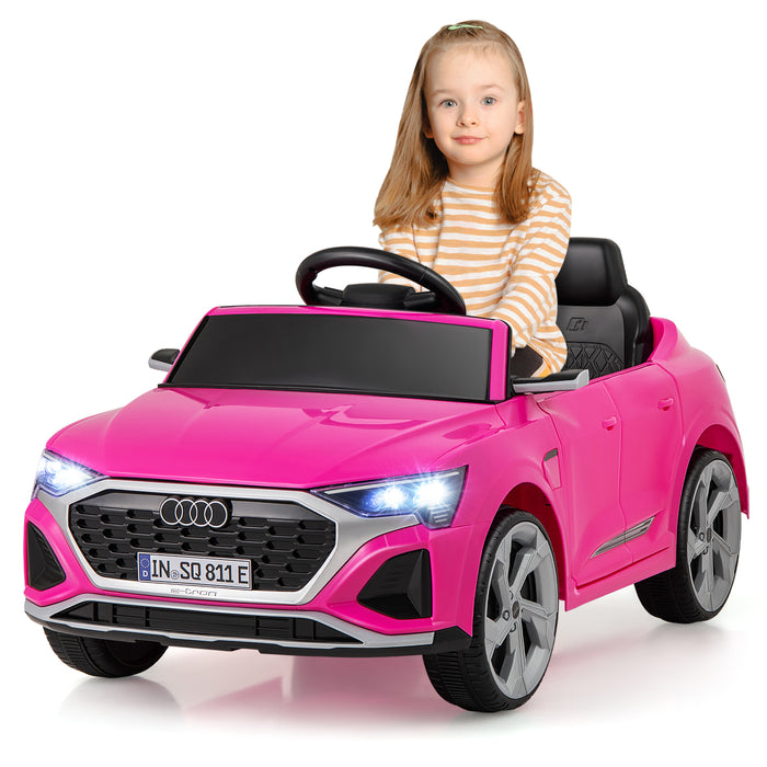 Licensed Audi SQ8 Kids Ride on Car, 3 Speeds, Ride on Toy with Soft Start & Spring Suspension