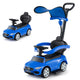 3-in-1 Ride on Push Car with Adjustable Canopy and Steering Push Bar