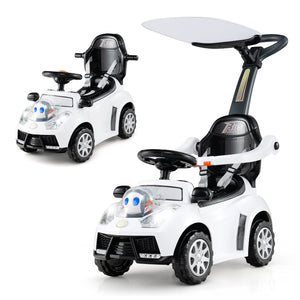 Stroller Sliding Walking Car with Horn, Music, Light & Seat Belt