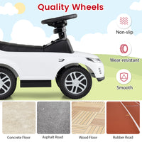 Foot to Floor Sliding Car with Horn & Starting Sound, Gift for Kids 12-36 Months Old