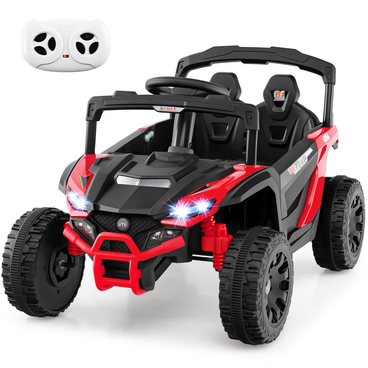 12V Kids Ride On Car, Electric UTV Truck with Remote Control