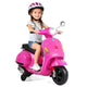Licensed VESPA 12V Kids Electric Motorcycle with Dual Motors