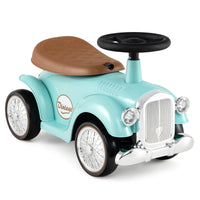 Retro Kids Ride-on Toy, Kids Vehicle Toy w/Working Steering Wheel, Under Seat Storage & Large EVA Wheels