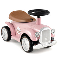 Retro Kids Ride-on Toy, Kids Vehicle Toy w/Working Steering Wheel, Under Seat Storage & Large EVA Wheels