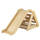 4-in-1 Toddler Climbing Toys with 3-Sided Triangle Climber for Kids