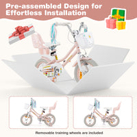 30 cm Children Training Bicycle w/ Doll Seat