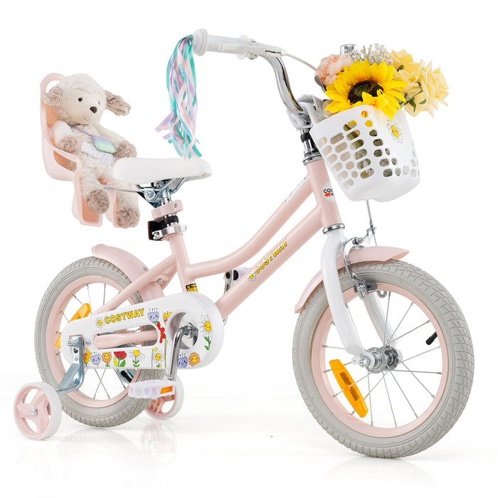 30 cm Children Training Bicycle w/ Doll Seat