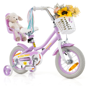 30 cm Children Training Bicycle w/ Doll Seat