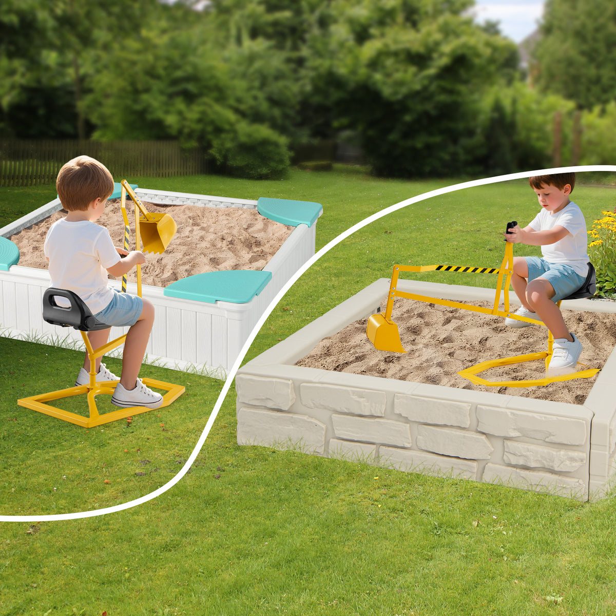 Outdoor Construction Excavator for 3+ Years Old Boys and Girls
