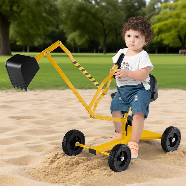 Sand Digger for Kids, Sandbox Toy Digger for 3+ Years Old Boys and Girls