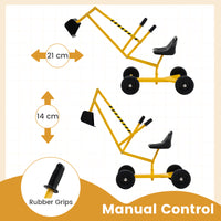 Sand Digger for Kids, Sandbox Toy Digger for 3+ Years Old Boys and Girls