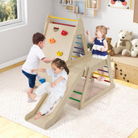 3-In 1 Jungle Gym, Indoor Playground for Toddlers with Extended Slide