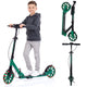 Foldable Kick Scooter for Teens Adults with Light-up Wheels