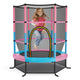 Kid Round Trampoline, 4.5ft Children Outdoor & Indoor Jumping Bed
