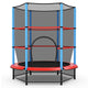 55 Inches Kids Trampoline with Safety Enclosure Net