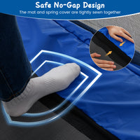 6 FT Kids Trampoline with Swing and Horizontal Bar
