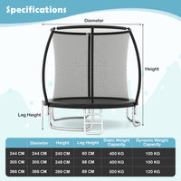 Outdoor Trampoline, Heavy-Duty Recreational Trampoline