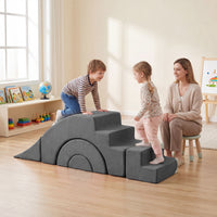 Foam Climbing Blocks for Toddlers 5-Piece Kids Climb Toys Soft Play Set for Babies